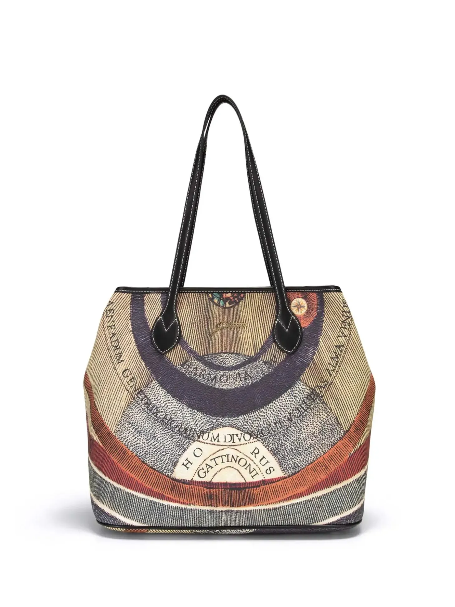 BORSA A SPALLA DONNA - GATTINONI CLASSICO-NERO - BIGPL6434WPQ