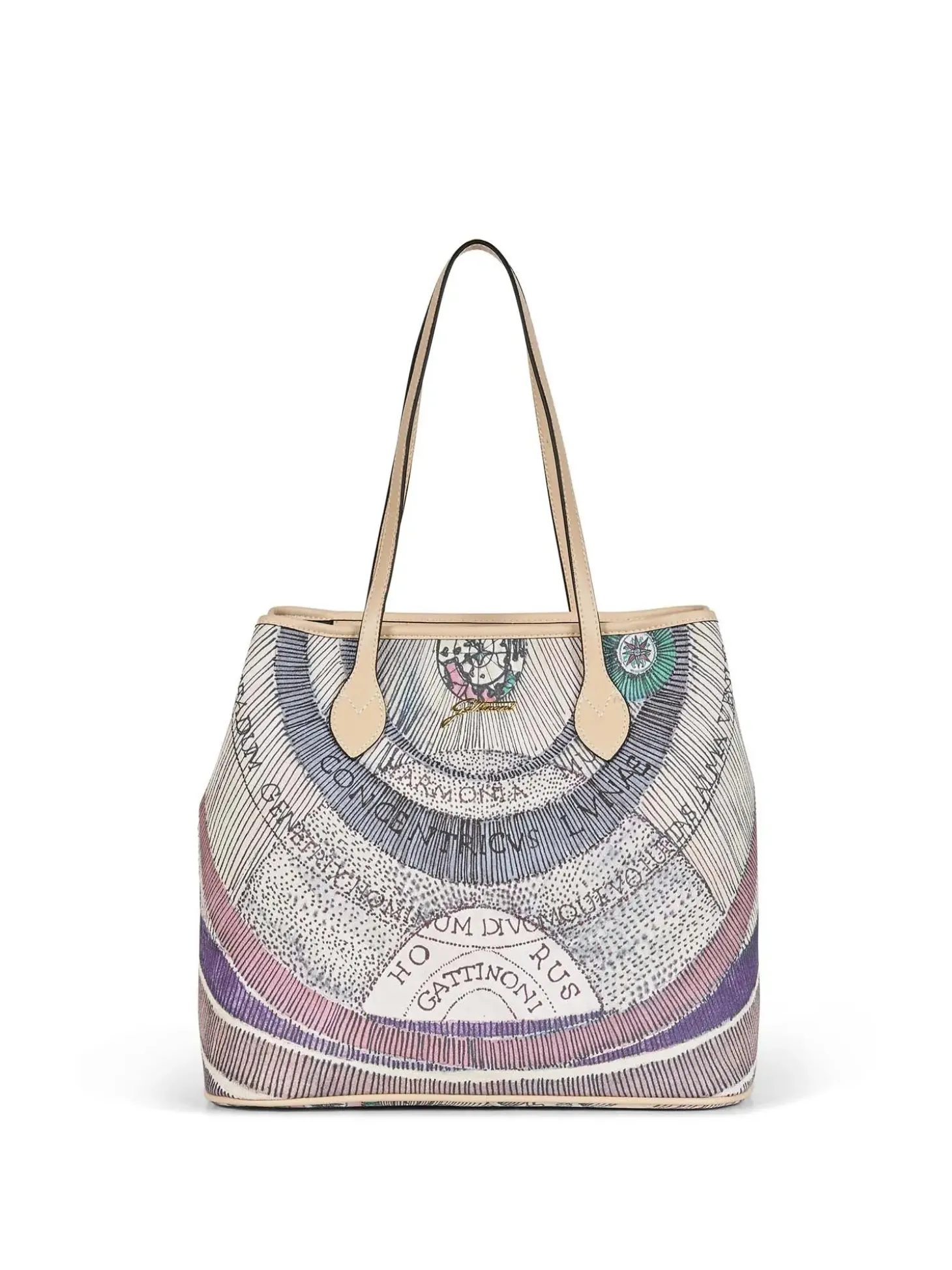 BORSA A SPALLA DONNA - GATTINONI BEIGE - BIGPL6434WPQ