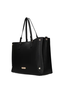 BORSA A SPALLA DONNA - GATTINONI ROMA NERO - BENRZ8791WVP