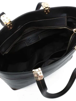 BORSA A SPALLA DONNA - GATTINONI ROMA NERO - BENIA8834WVP