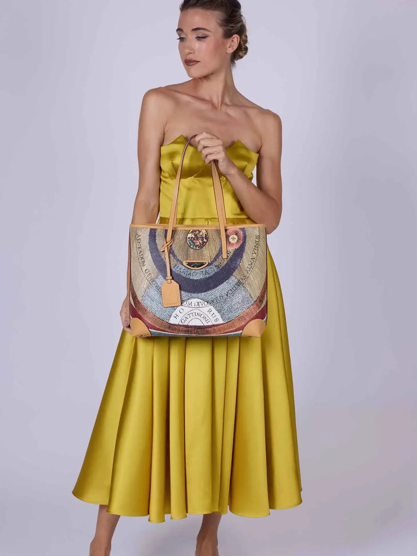 BORSA A SPALLA DONNA - GATTINONI CUOIO - BEG268317WWH