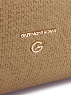 BORSA A SPALLA DONNA - GATTINONI ROMA TAN - BEN268809WPJ