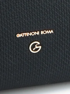 BORSA A SPALLA DONNA - GATTINONI ROMA NERO - BEN268809WPJ