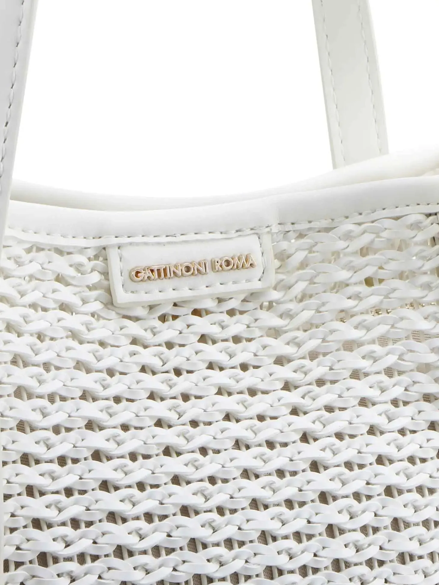BORSA A SPALLA DONNA - GATTINONI ROMA BIANCO - BEN268761WVP