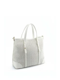BORSA A SPALLA DONNA - GATTINONI ROMA BIANCO - BEN268761WVP