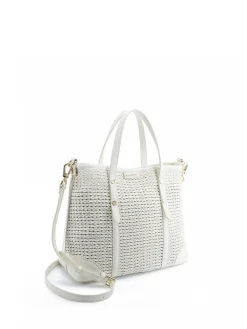 BORSA A SPALLA DONNA - GATTINONI ROMA BIANCO - BEN268761WVP