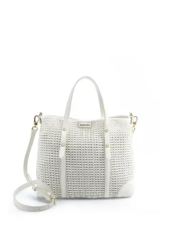 BORSA A SPALLA DONNA - GATTINONI ROMA BIANCO - BEN268761WVP