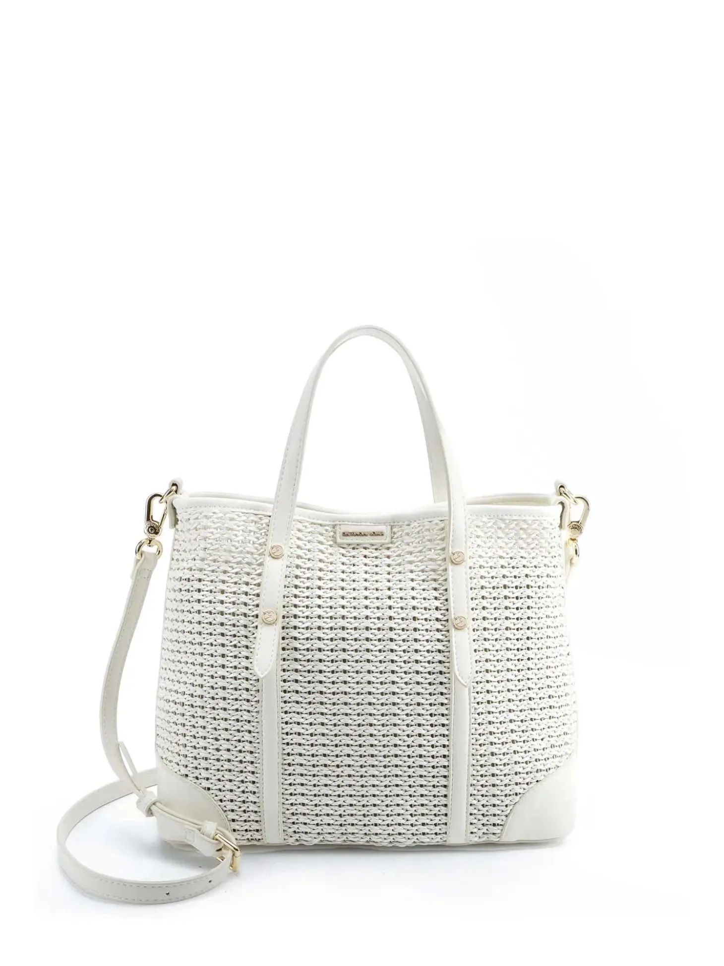 BORSA A SPALLA DONNA - GATTINONI ROMA BIANCO - BEN268761WVP