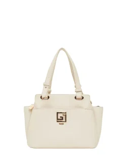 BORSA A SPALLA DONNA - GAUDI CREMA - V6AE-12781