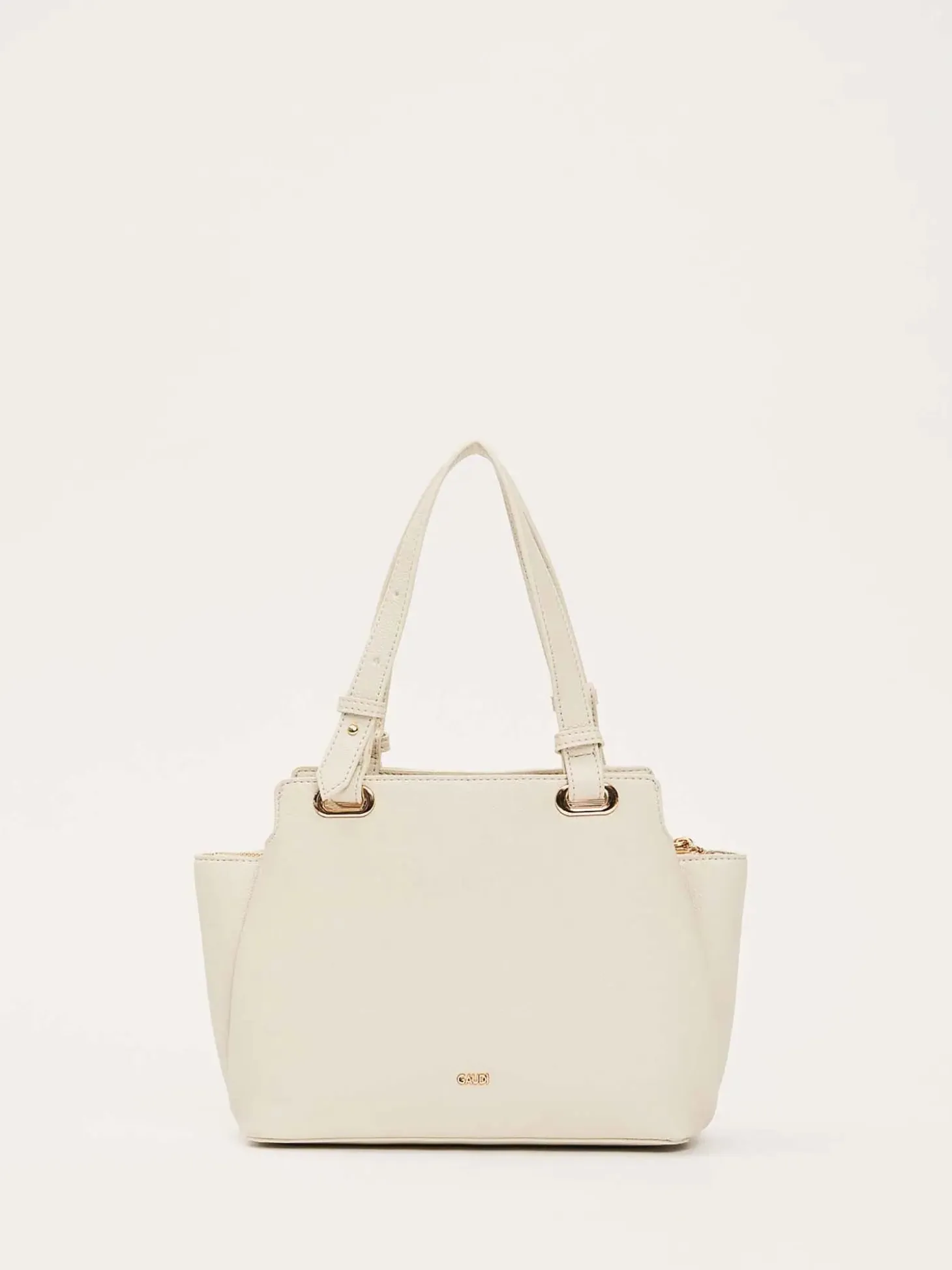 BORSA A SPALLA DONNA - GAUDI CREMA - V6AE-12781