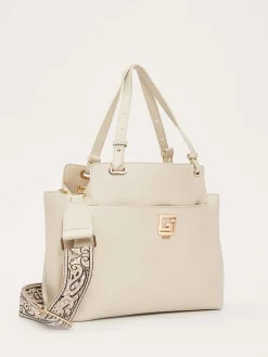 BORSA A SPALLA DONNA - GAUDI CREMA - V6AE-12780