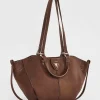 BORSA A SPALLA DONNA - GAUDI MARRONE - V6AI-13001