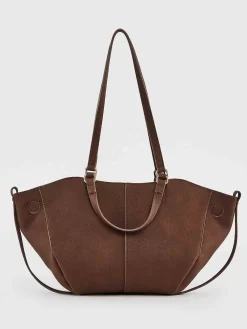 BORSA A SPALLA DONNA - GAUDI MARRONE - V6AI-13001