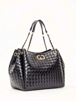 BORSA A SPALLA DONNA - GAUDI NERO - V6AE-12850