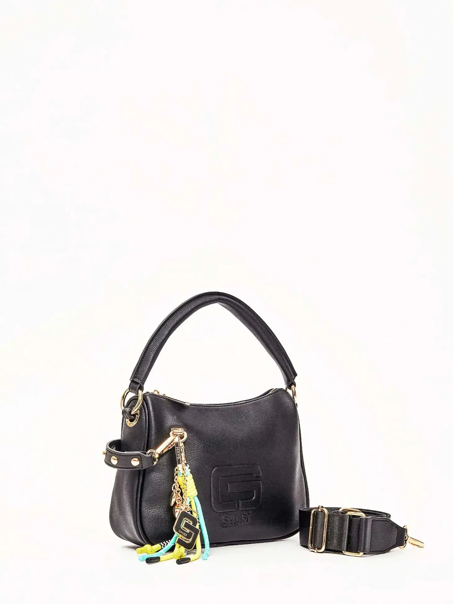 BORSA A SPALLA DONNA - GAUDI NERO - V6AE-12803
