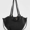 BORSA A SPALLA DONNA - GAUDI NERO - V6AI-13001