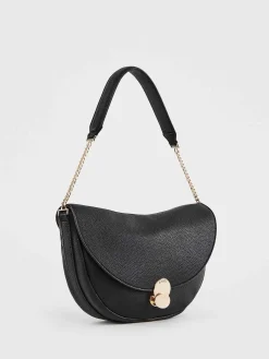 BORSA A SPALLA DONNA - GAUDI NERO - V6AI-13080