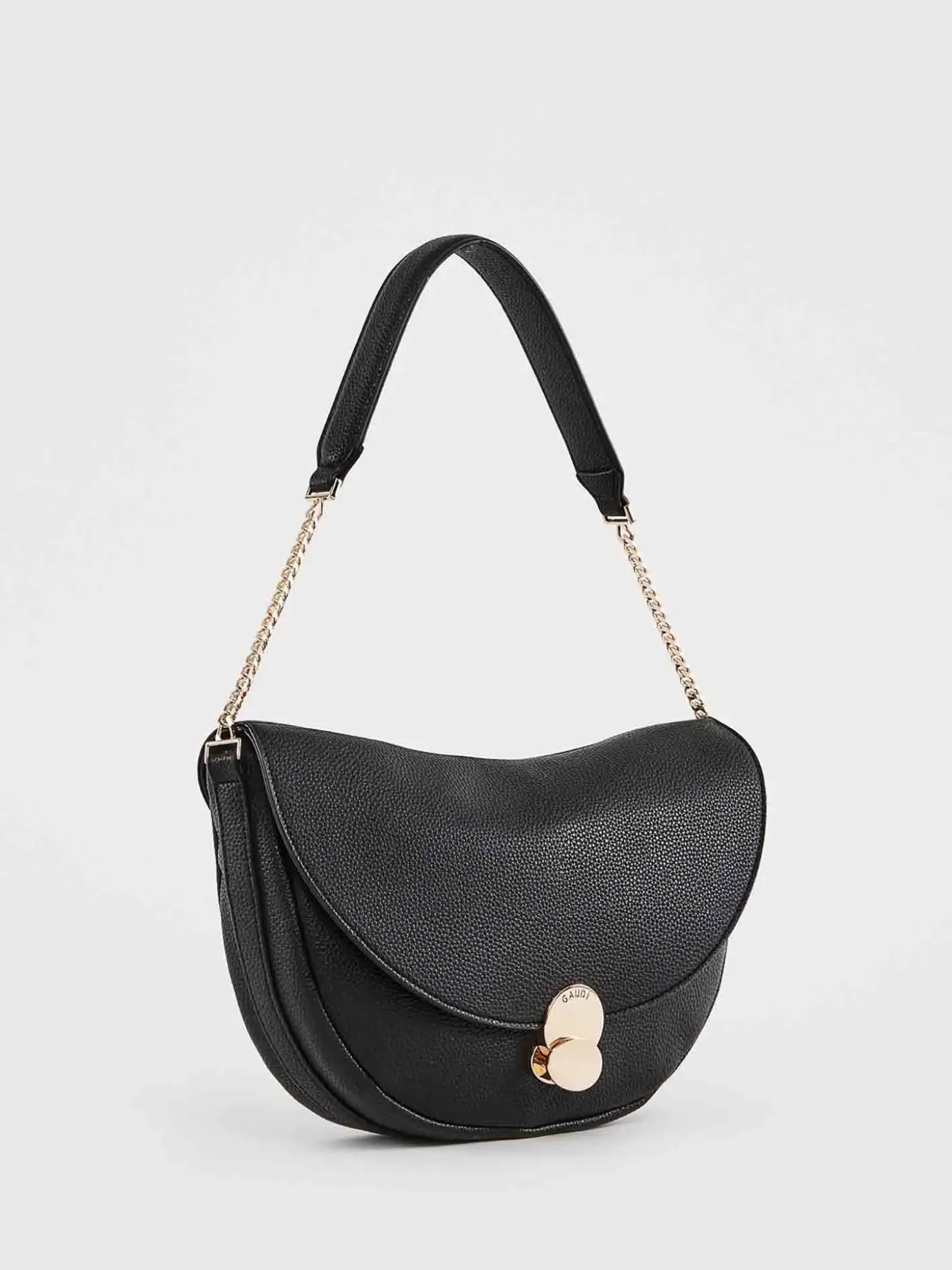 BORSA A SPALLA DONNA - GAUDI NERO - V6AI-13080