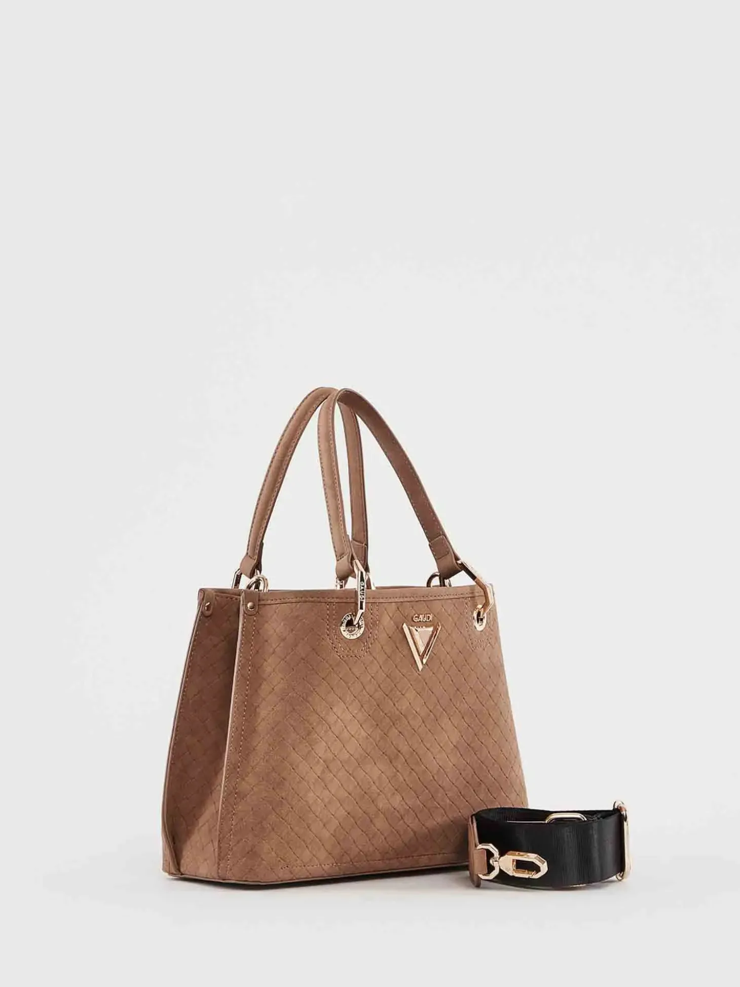 BORSA A SPALLA DONNA - GAUDI SABBIA - V6AI-12971