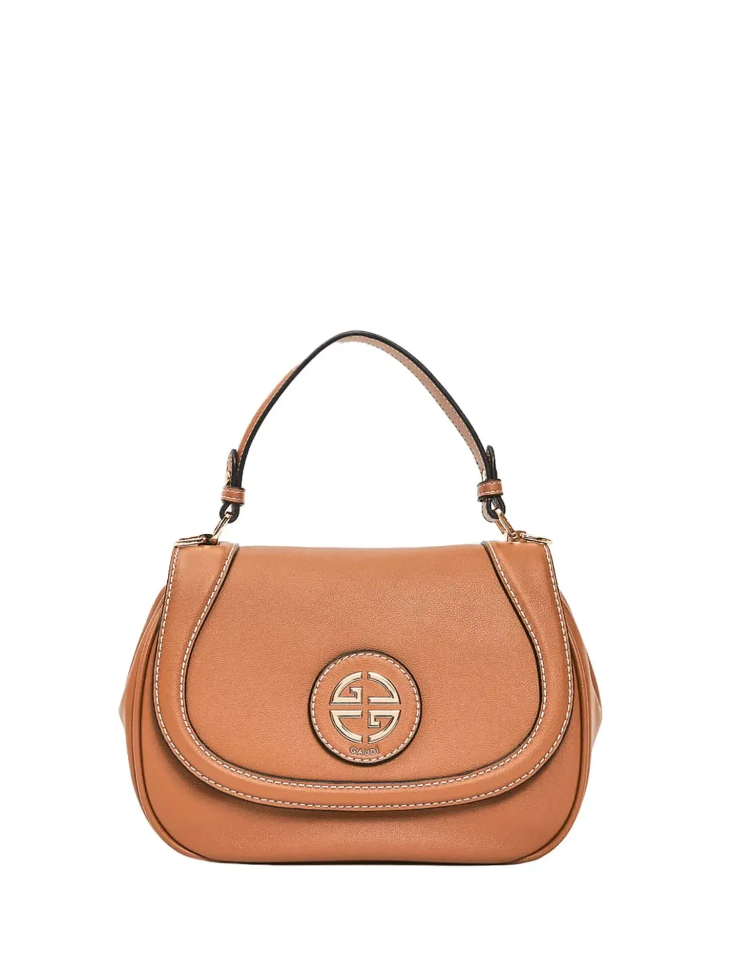 BORSA A SPALLA DONNA - GAUDI TAN - V6AE-12723