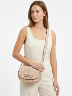 BORSA A SPALLA DONNA - GUESS BEIGE - HWGP98 98200