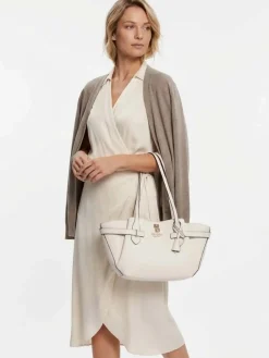 BORSA A SPALLA DONNA - GUESS BIANCO - HWBG78 33080