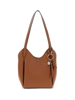 BORSA A SPALLA DONNA - GUESS CARAMELLO - HWBG97 35030
