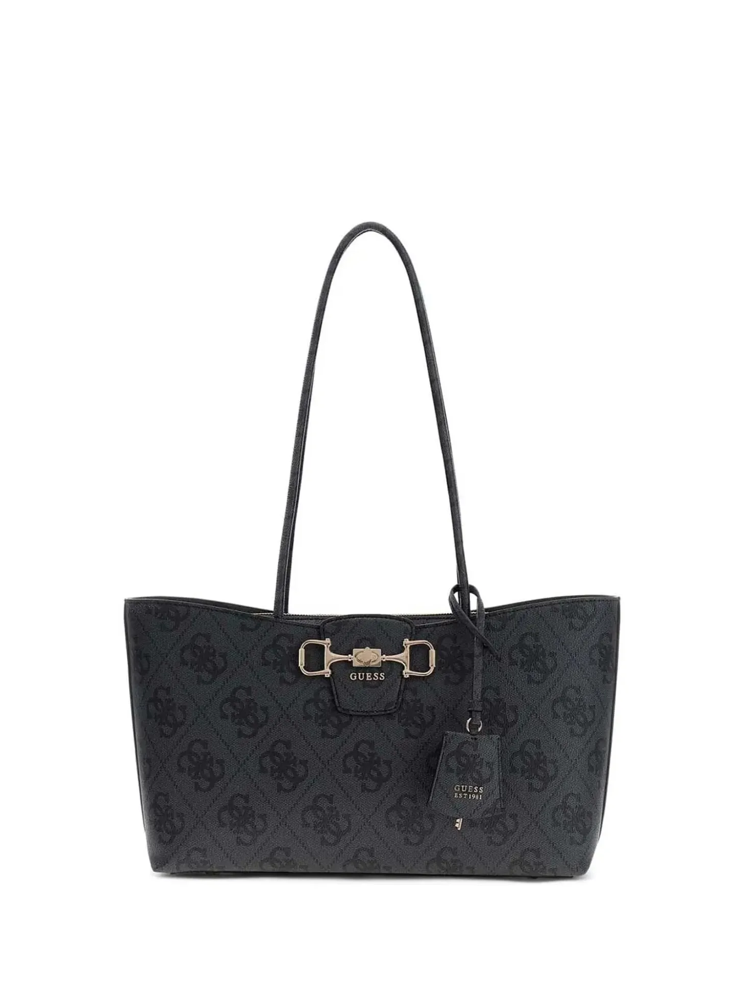 BORSA A SPALLA DONNA - GUESS CARBONE - HWOS99 24230