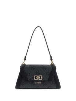 BORSA A SPALLA DONNA - GUESS CARBONE - HWOS99 01190