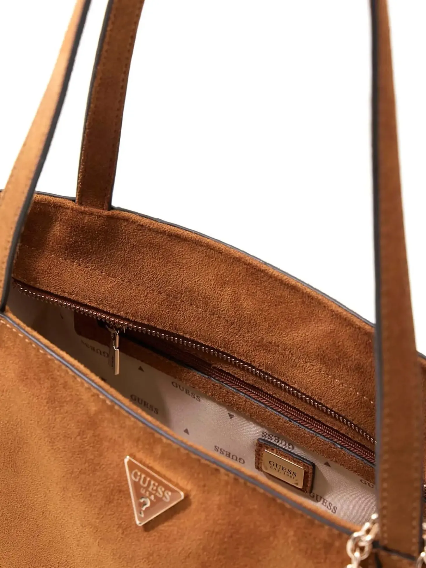 BORSA A SPALLA DONNA - GUESS COGNAC - HWSG97 45180