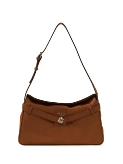 BORSA A SPALLA DONNA - GUESS COGNAC - HWSG97 54180