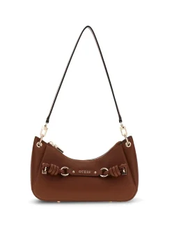 BORSA A SPALLA DONNA - GUESS COGNAC - HWBG97 42170