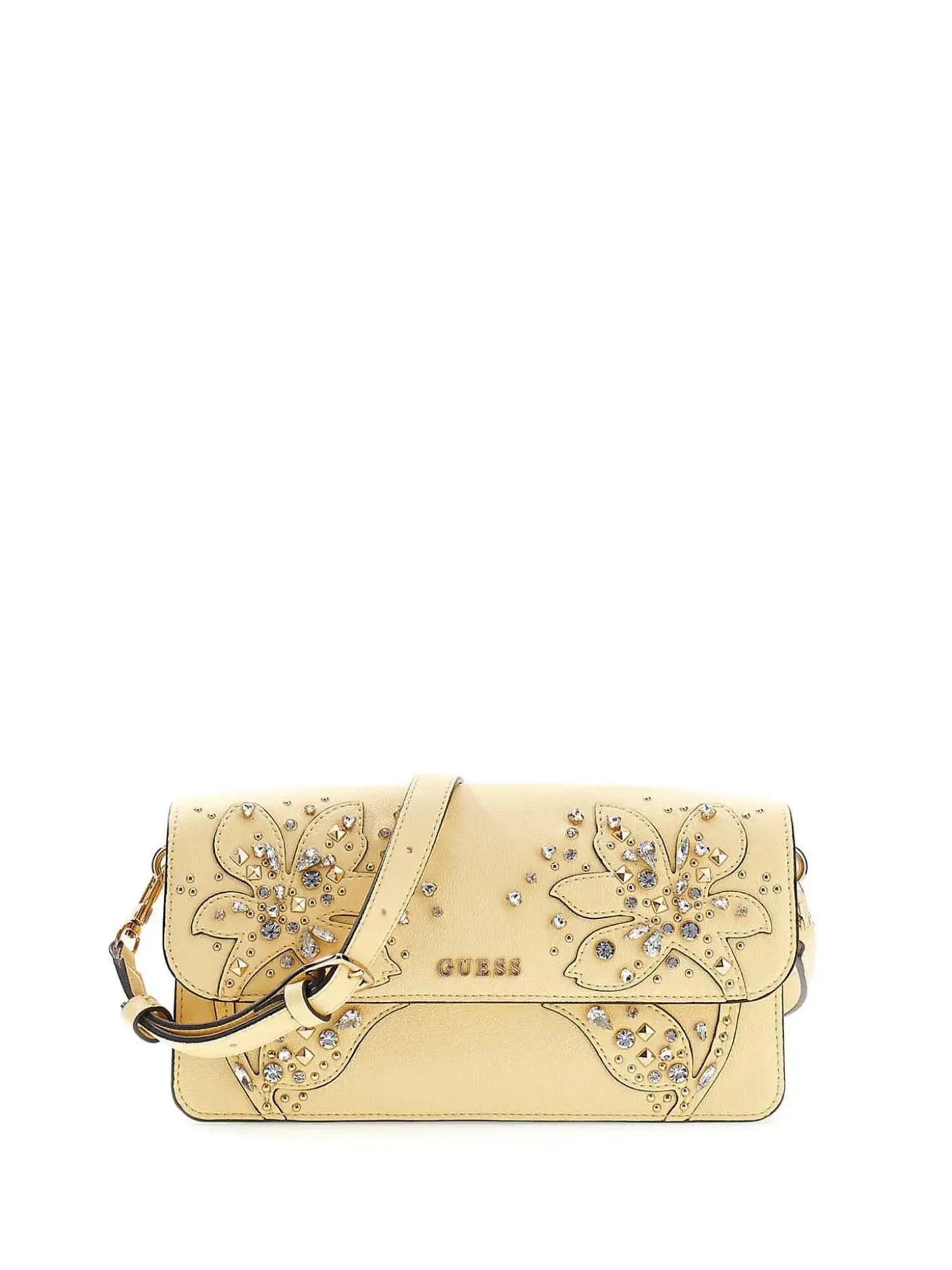 BORSA A SPALLA DONNA - GUESS GIALLO - HWEB81 18190