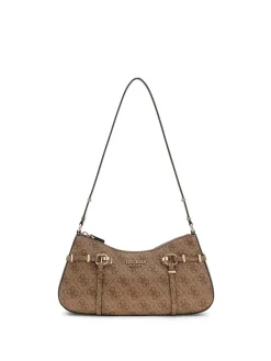 BORSA A SPALLA DONNA - GUESS MARRONE - HWSG99 17180