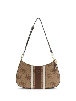 BORSA A SPALLA DONNA - GUESS MARRONE - HWSS96 72180