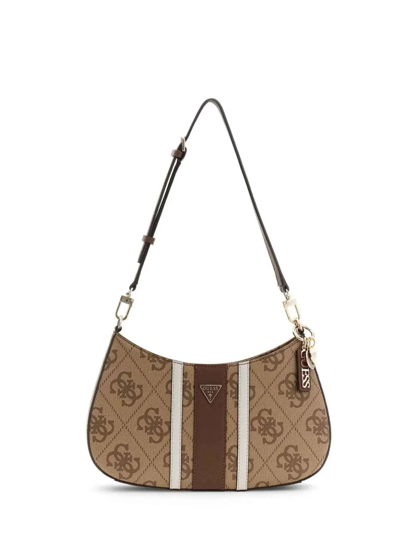 BORSA A SPALLA DONNA - GUESS MARRONE - HWSS96 72180