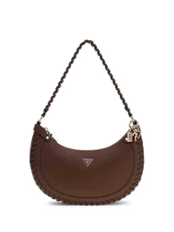 BORSA A SPALLA DONNA - GUESS MARRONE - HWBG97 50010