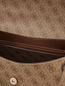 BORSA A SPALLA DONNA - GUESS MARRONE - HWSG97 56190