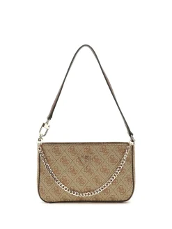 BORSA A SPALLA DONNA - GUESS MARRONE - HWBG96 72720