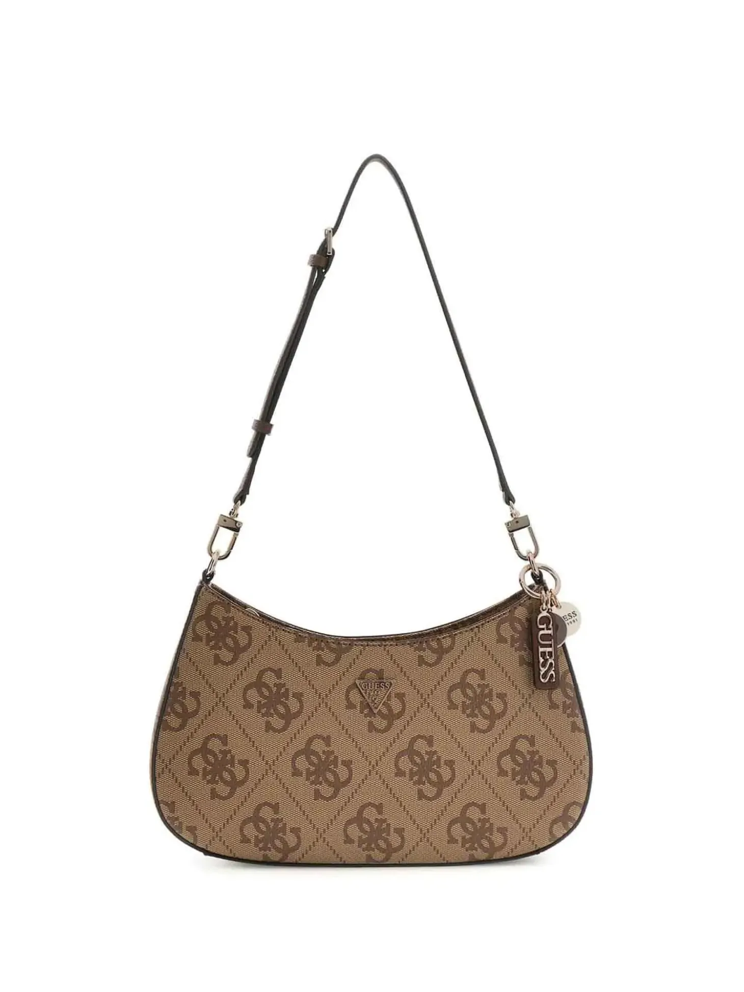 BORSA A SPALLA DONNA - GUESS MARRONE - HWSO96 72180