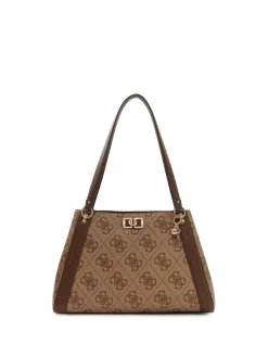 BORSA A SPALLA DONNA - GUESS MARRONE - HWOS99 01220