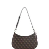 BORSA A SPALLA DONNA - GUESS MARRONE - HWQG96 72180