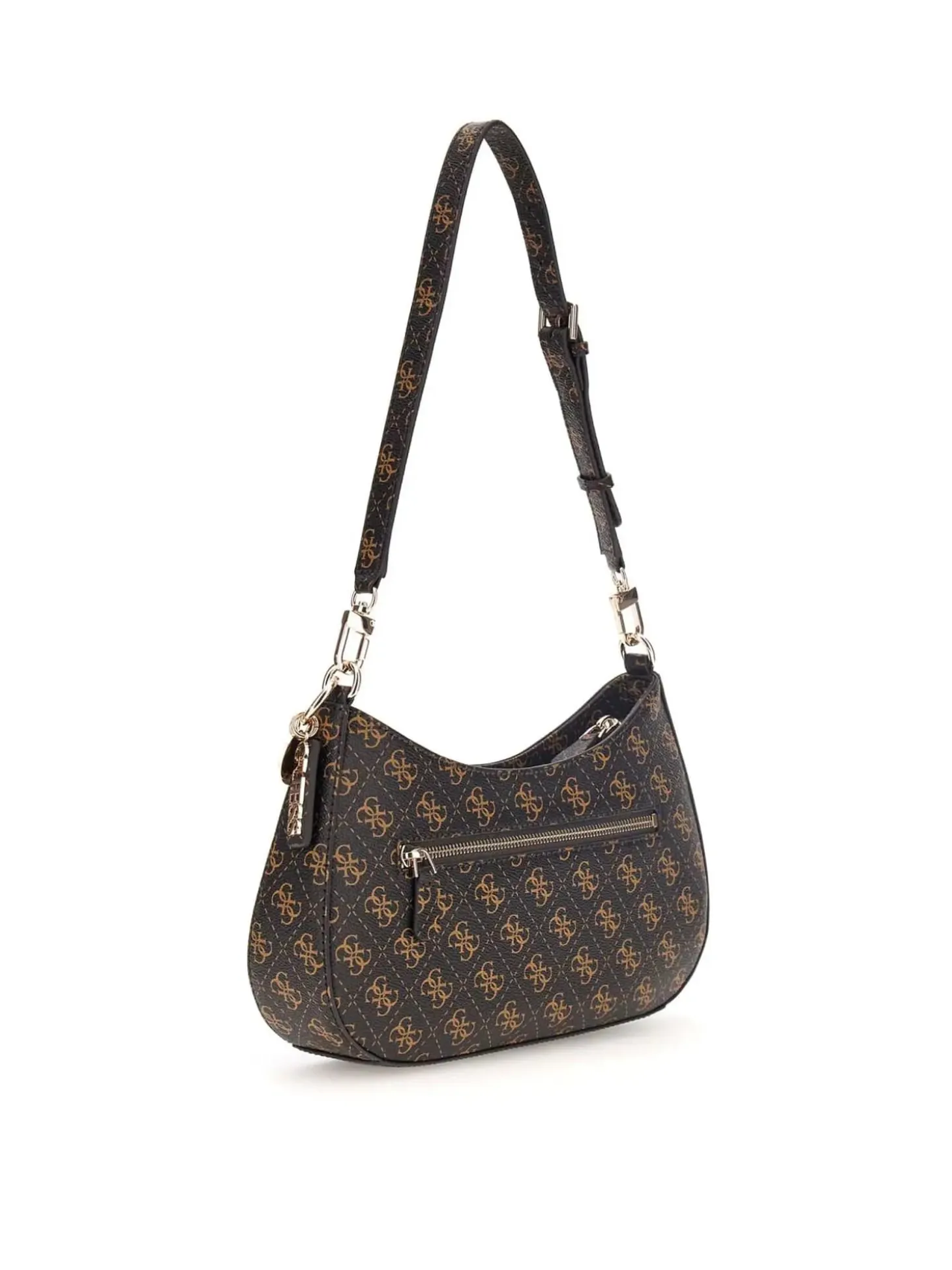 BORSA A SPALLA DONNA - GUESS MARRONE - HWQG96 72180