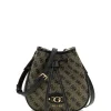 BORSA A SPALLA DONNA - GUESS NERO - HWJT23 13770