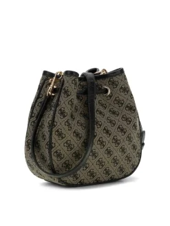 BORSA A SPALLA DONNA - GUESS NERO - HWJT23 13770