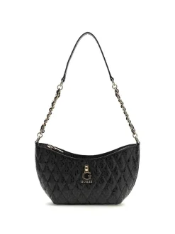 BORSA A SPALLA DONNA - GUESS NERO - HWGG23 23170