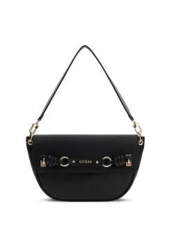 BORSA A SPALLA DONNA - GUESS NERO - HWBG97 42190