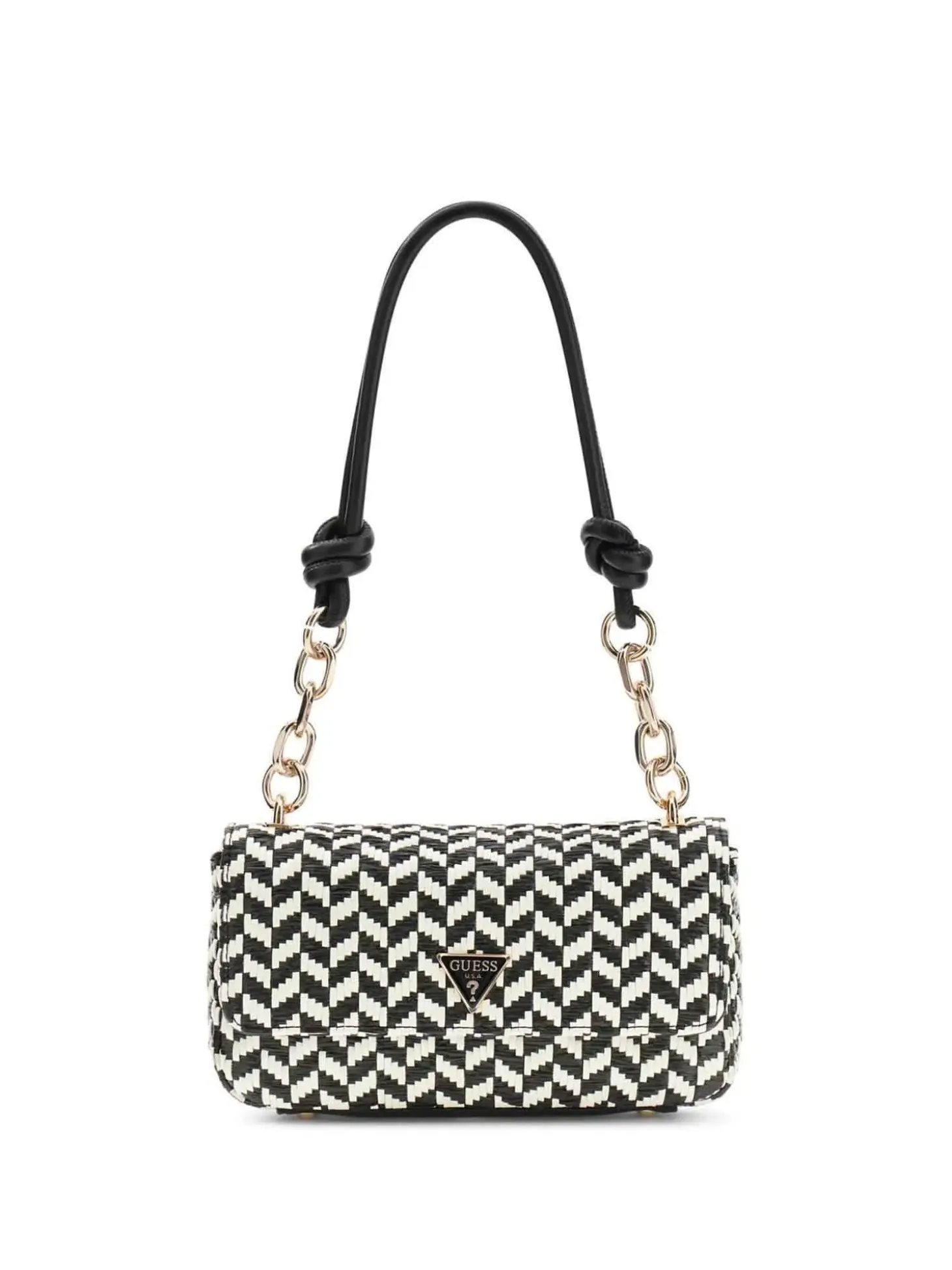 BORSA A SPALLA DONNA - GUESS NERO - HWWG76 91190