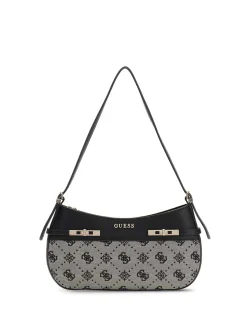 BORSA A SPALLA DONNA - GUESS NERO - HWJP99 02170