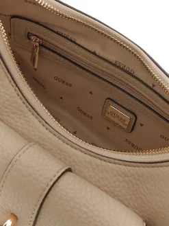BORSA A SPALLA DONNA - GUESS TAUPE - HWBG83 62180